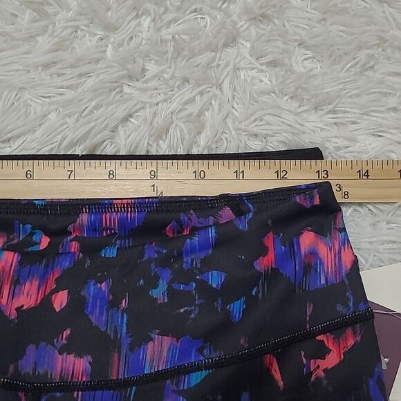 Zella Slim Fit Live In Crop Leggings Small Black Multicolor Two Pair - Picture 7 of 11